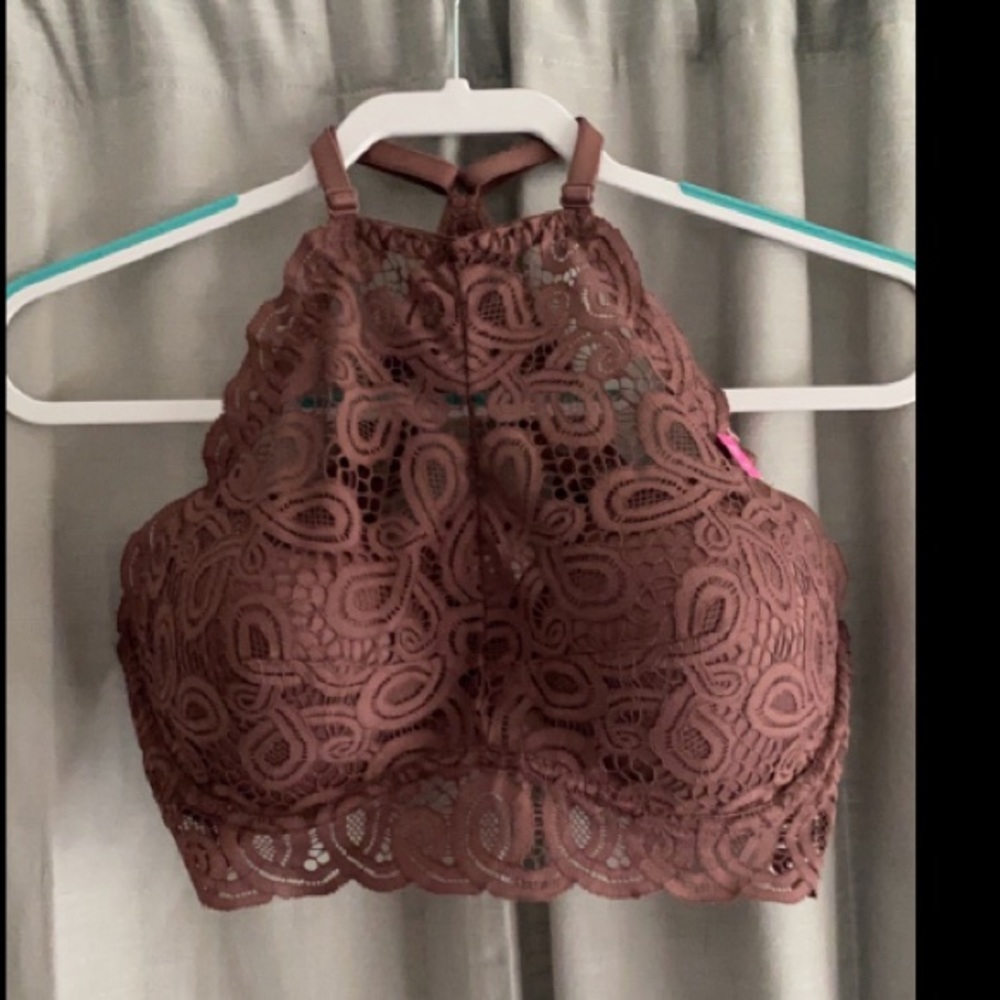 PINK lace bralette